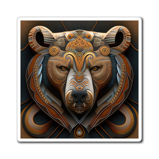 Magnificent Navajo Bear Style Two Magnets