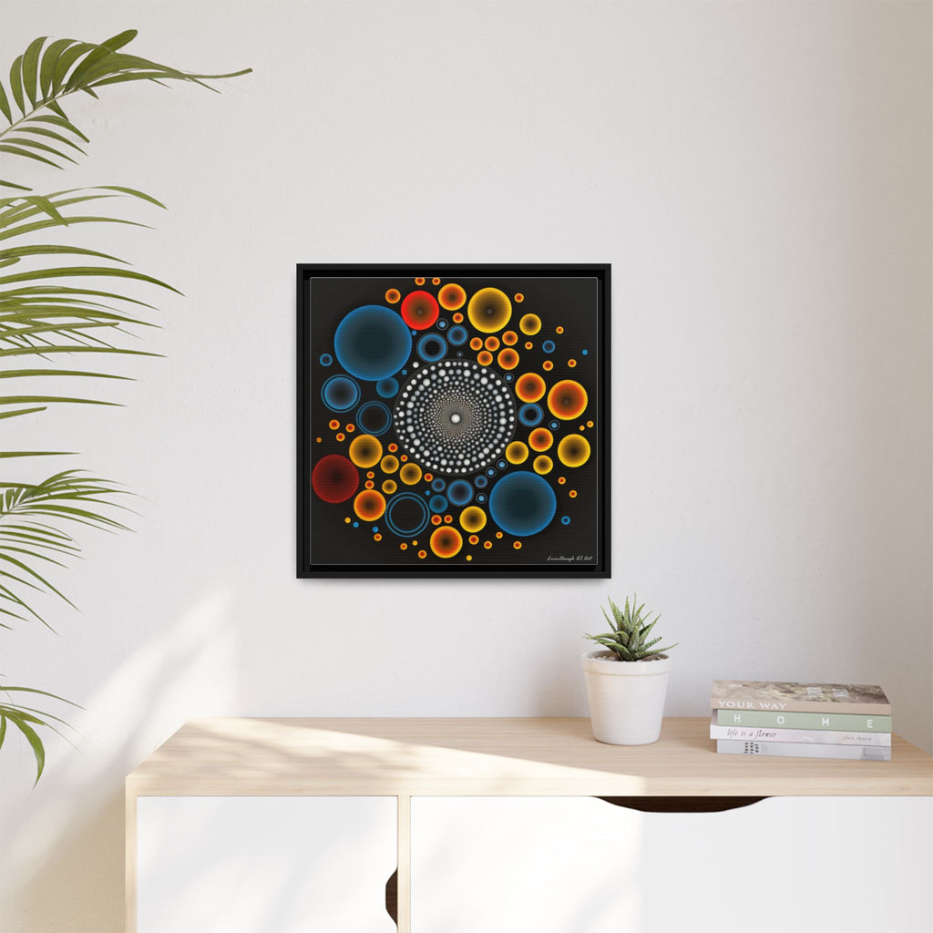 Gilded Tide, Art Print — Colorful Modern Wall Canvas