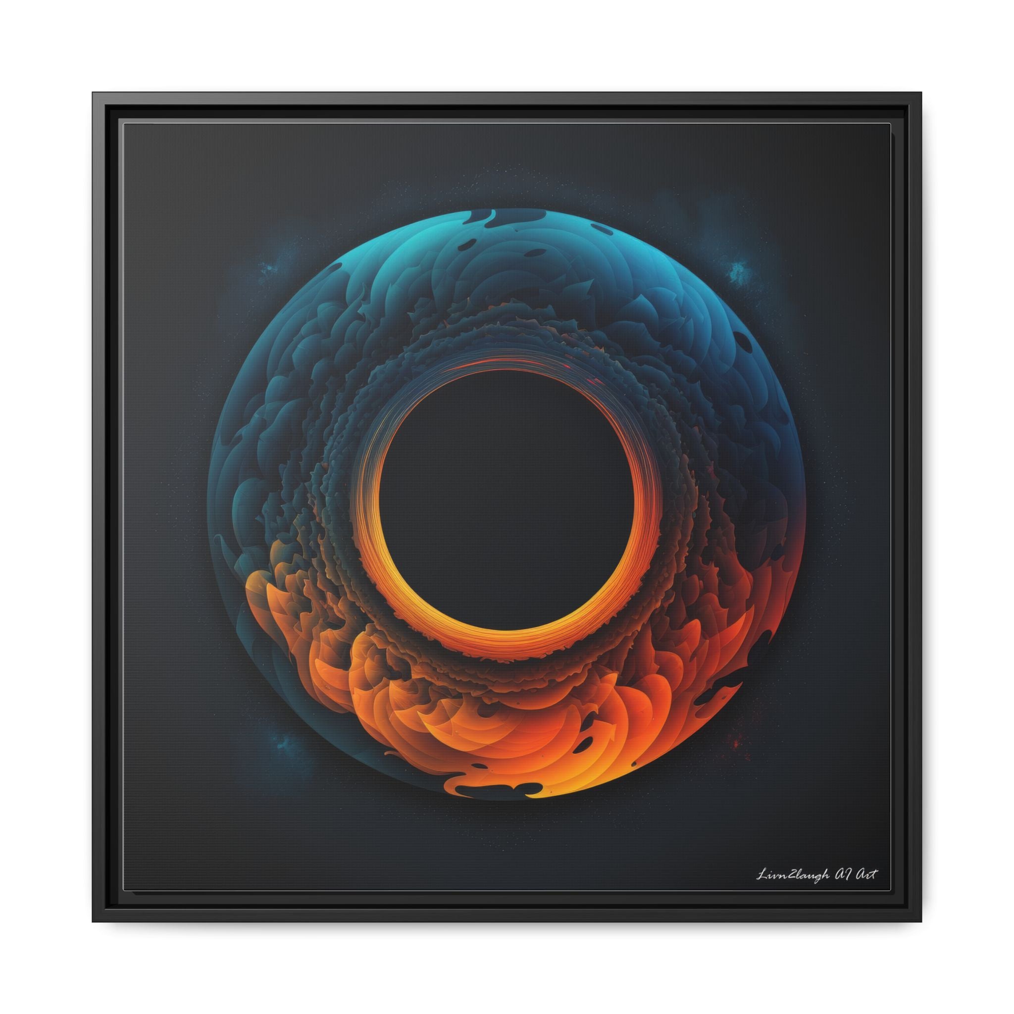 Molten Silence, Art Print — Colorful Modern Wall Canvas