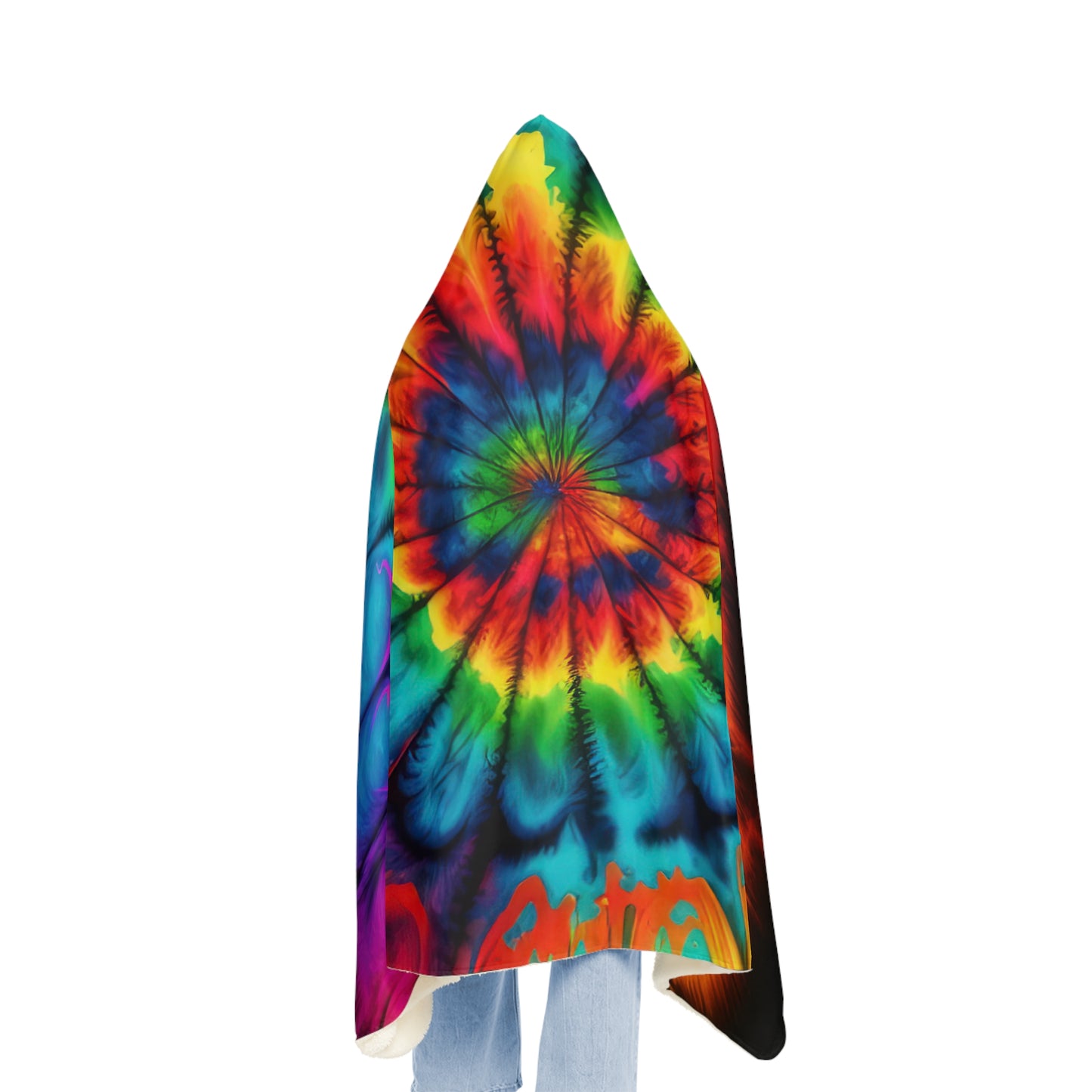 Bold And Beautiful Tie Dye Style Four Snuggle Blanket