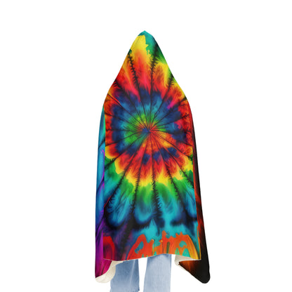 Bold And Beautiful Tie Dye Style Four Snuggle Blanket