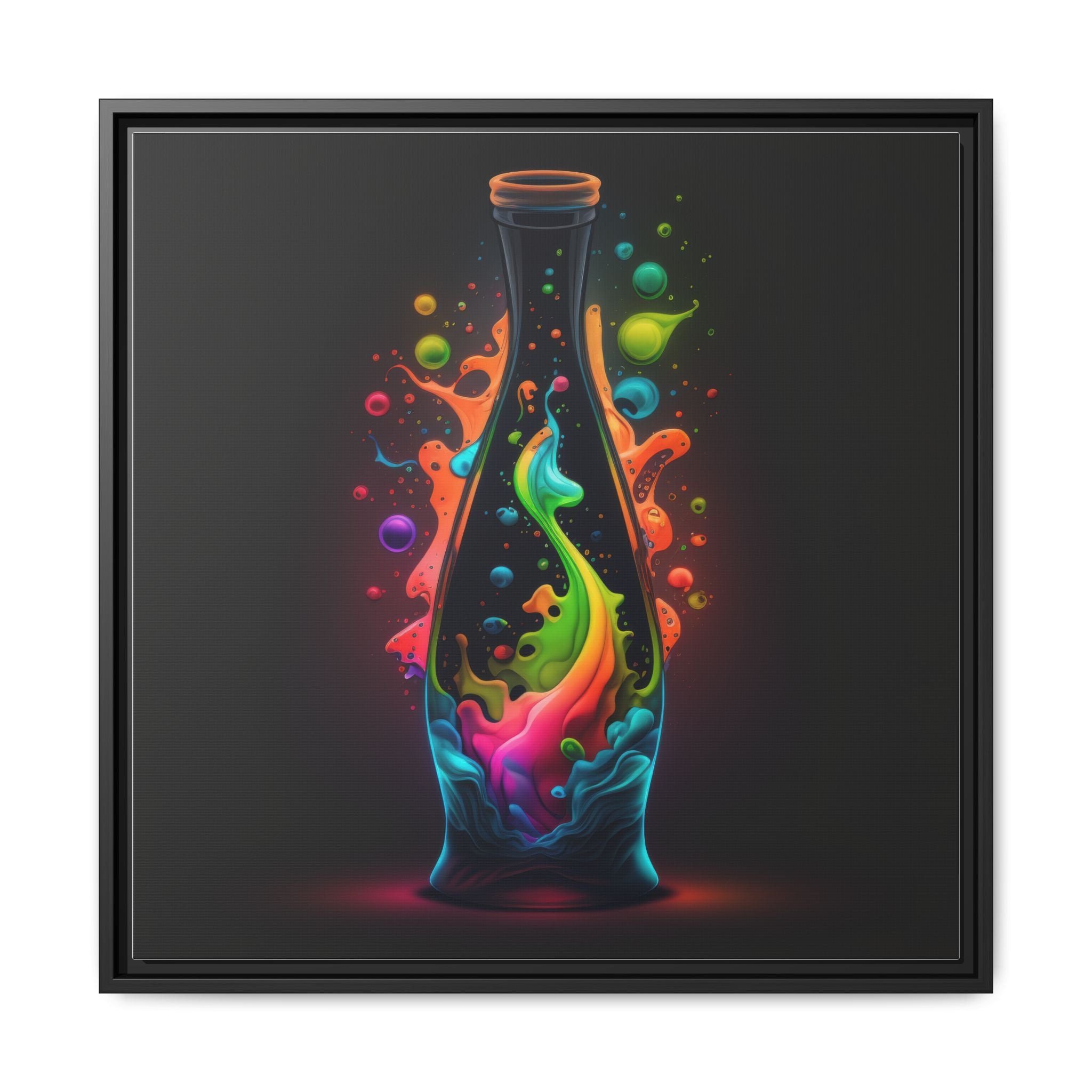Chromatic Ascent, Art Print — Colorful Modern Wall Canvas