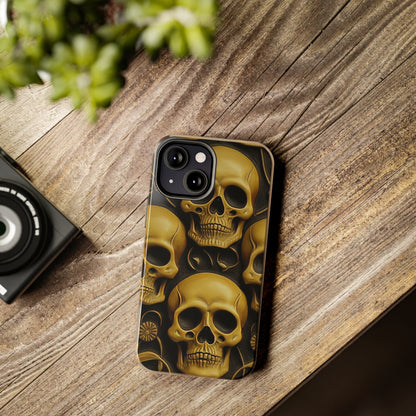 Metallic Chrome Skulls and classic Designed 18 Tough Phone Cases