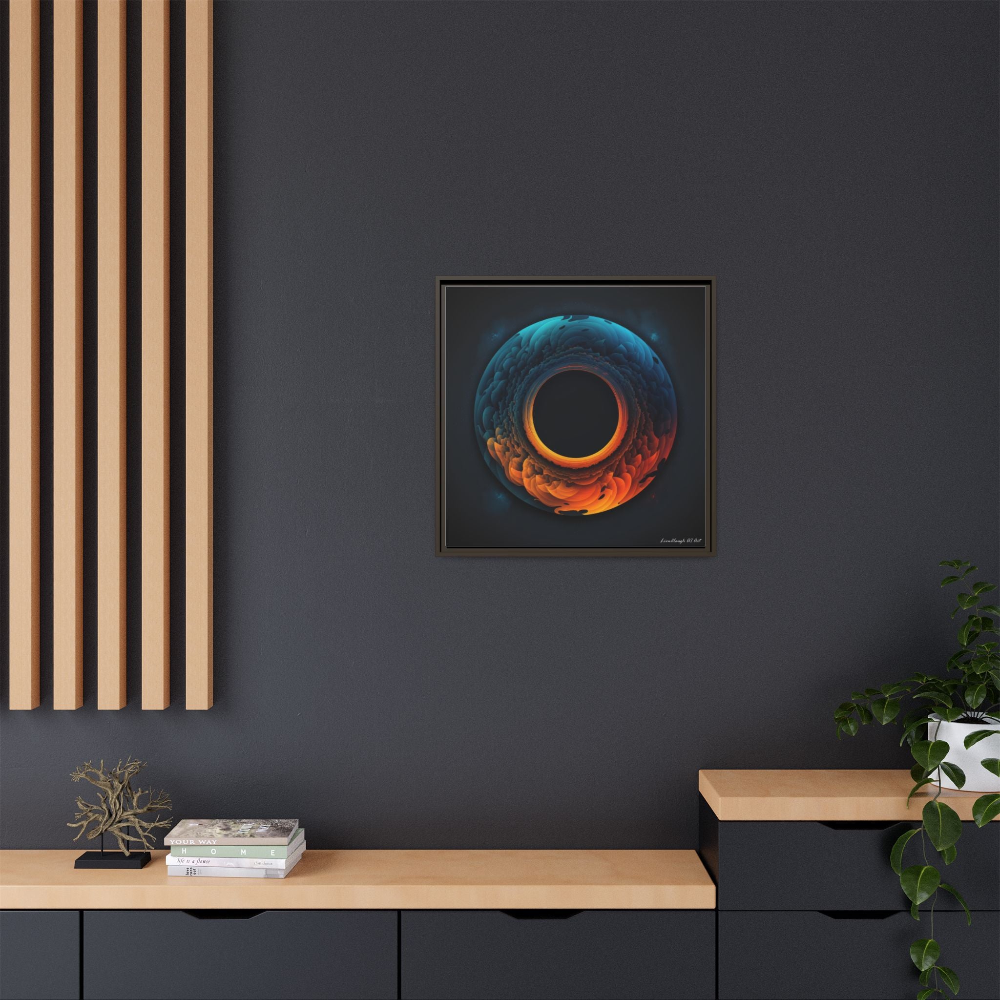 Molten Silence, Art Print — Colorful Modern Wall Canvas