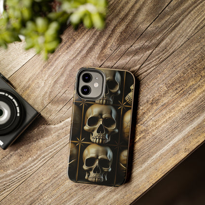 Metallic Chrome Skulls and classic Designed 19 Tough Phone Cases