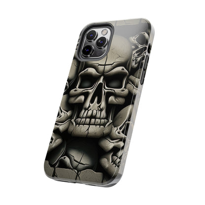 Metallic Chrome Skulls and classic Designed 12 Tough Phone Cases