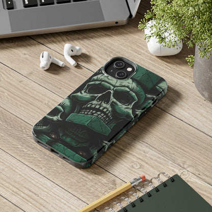 Metallic Chrome Skulls and classic Designed 15 Tough Phone Cases