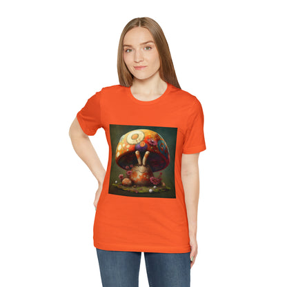 Hippie Mushroom Color Candy Style Design Style 8 Unisex Jersey Short Sleeve Tee