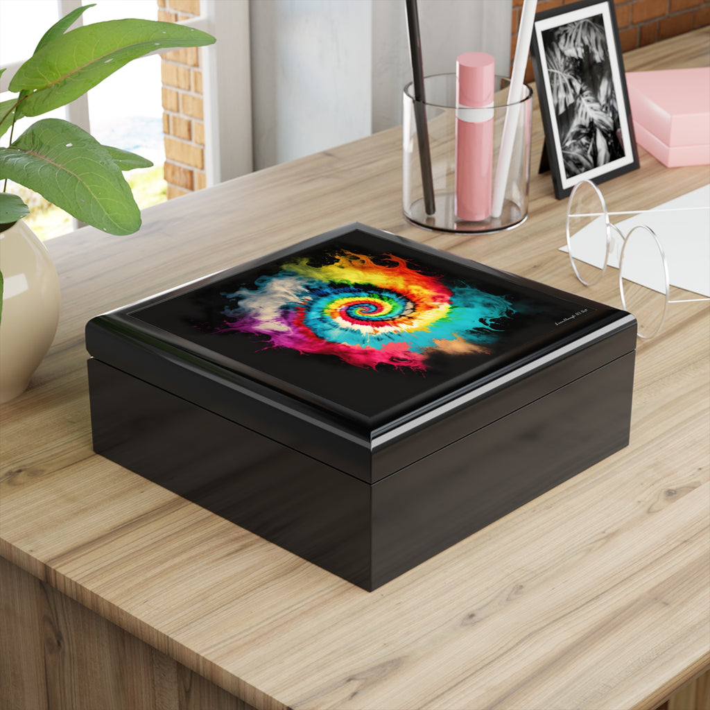 Ever‑Turning Spectrum, Jewelry- Stash- Collection Box