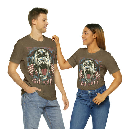 Go Ape, Unisex Jersey Short Sleeve Tee