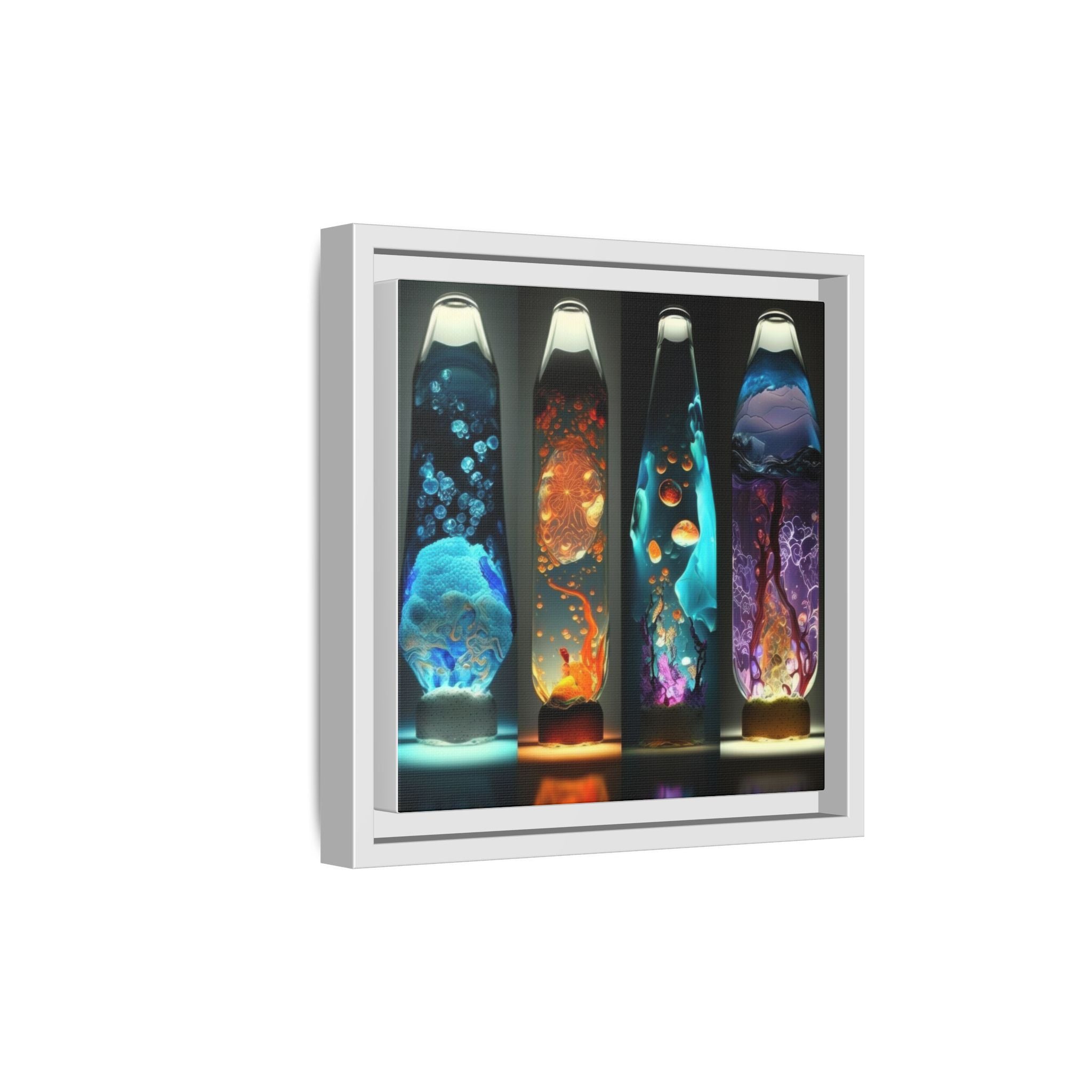 Elemental Currents, Art Print — Colorful Modern Wall Canvas