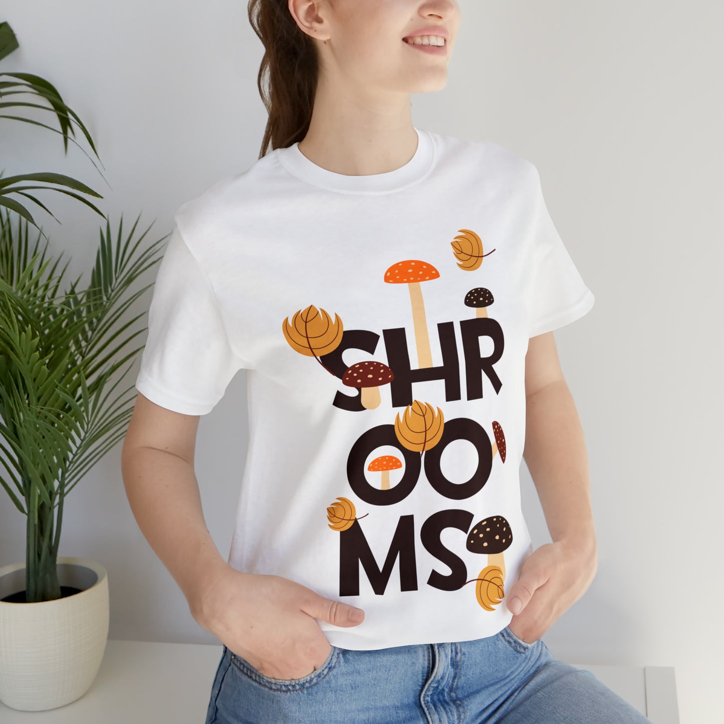 Shrooms, Unisex Jersey Short Sleeve Tee