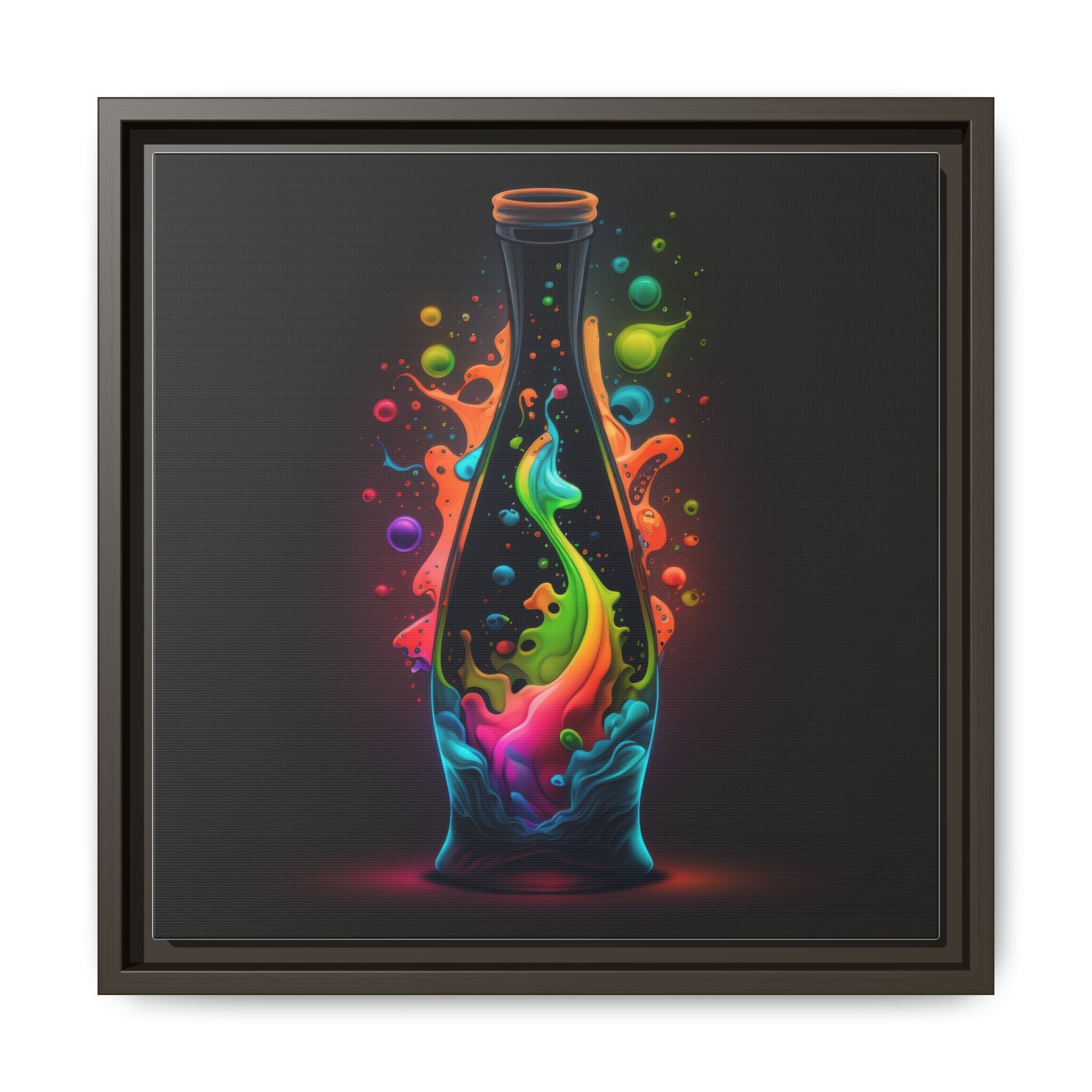 Chromatic Ascent, Art Print — Colorful Modern Wall Canvas