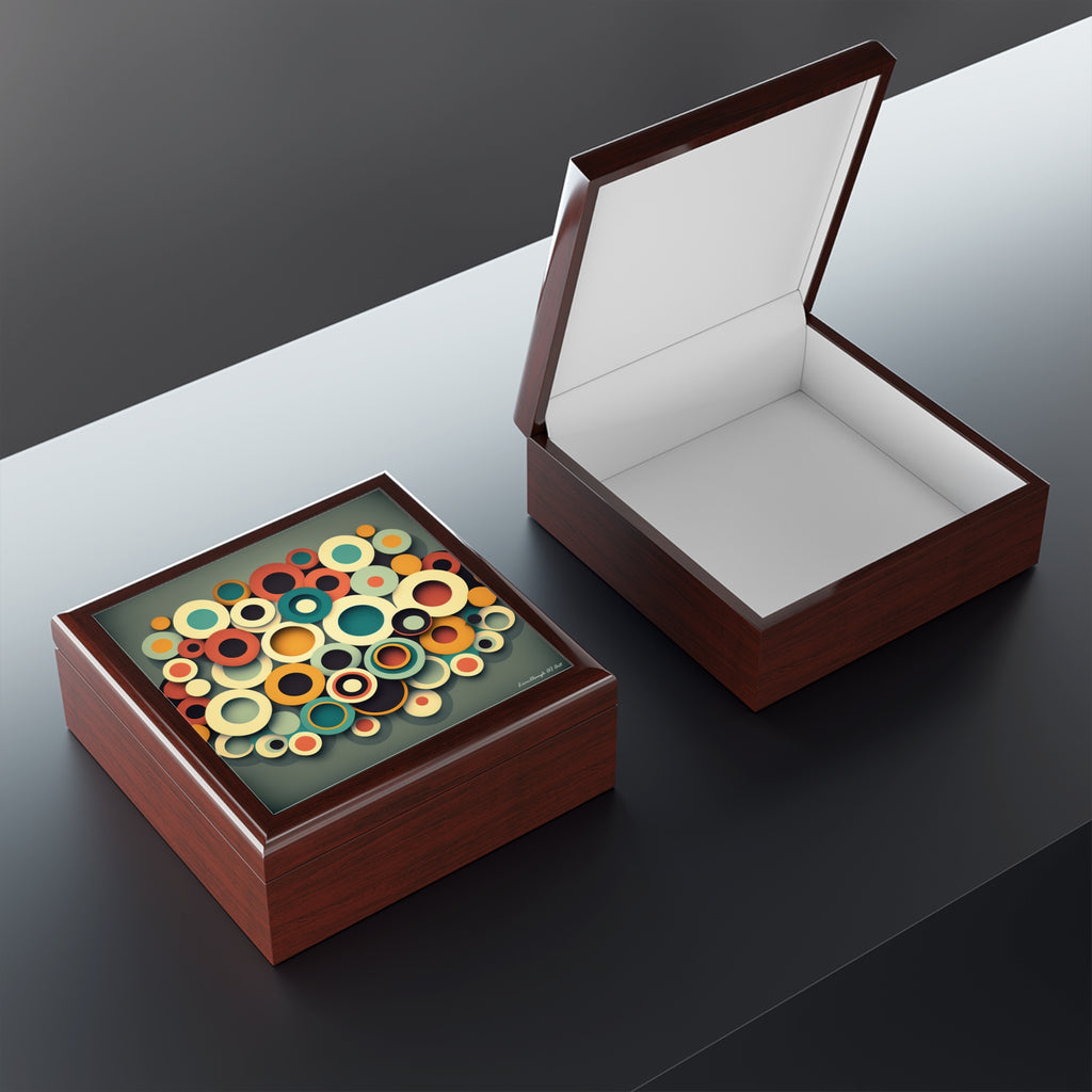 Gathered Circles, Jewelry- Stash -Collection Box