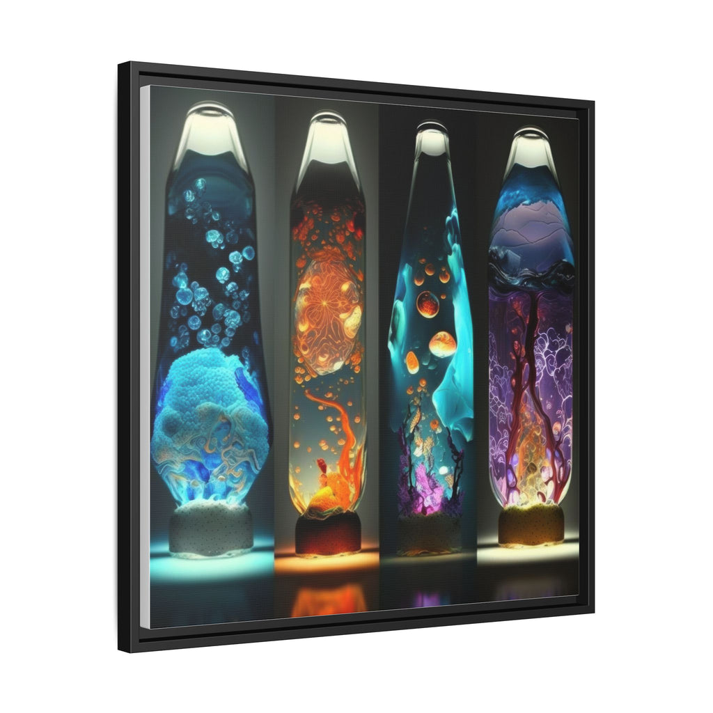 Elemental Currents, Art Print — Colorful Modern Wall Canvas