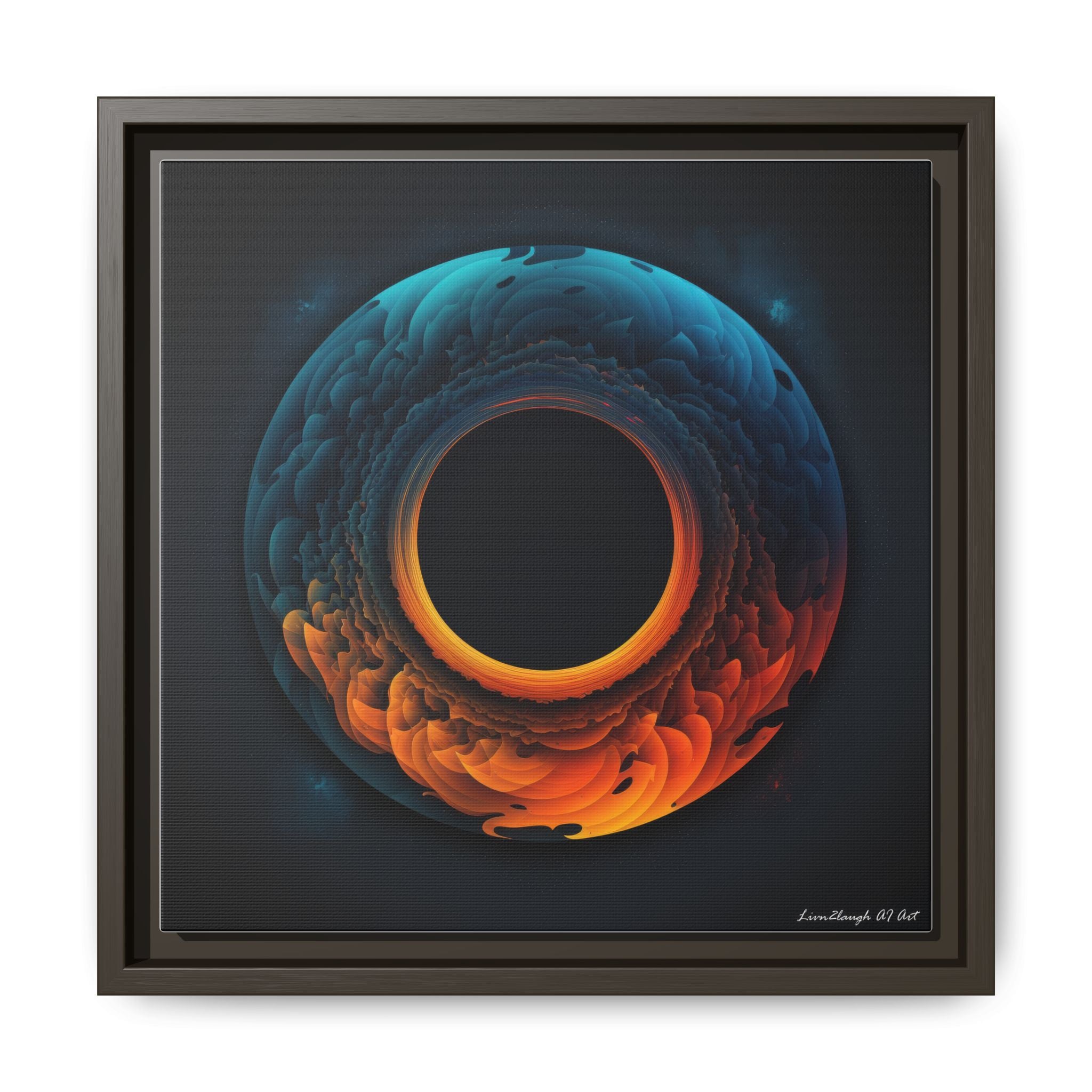 Molten Silence, Art Print — Colorful Modern Wall Canvas