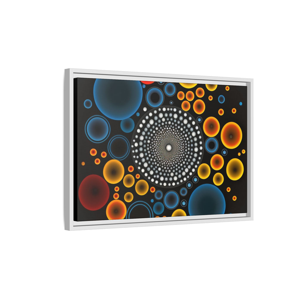 Harmonic Orbits, Matte Canvas, Framed (Multi-color)
