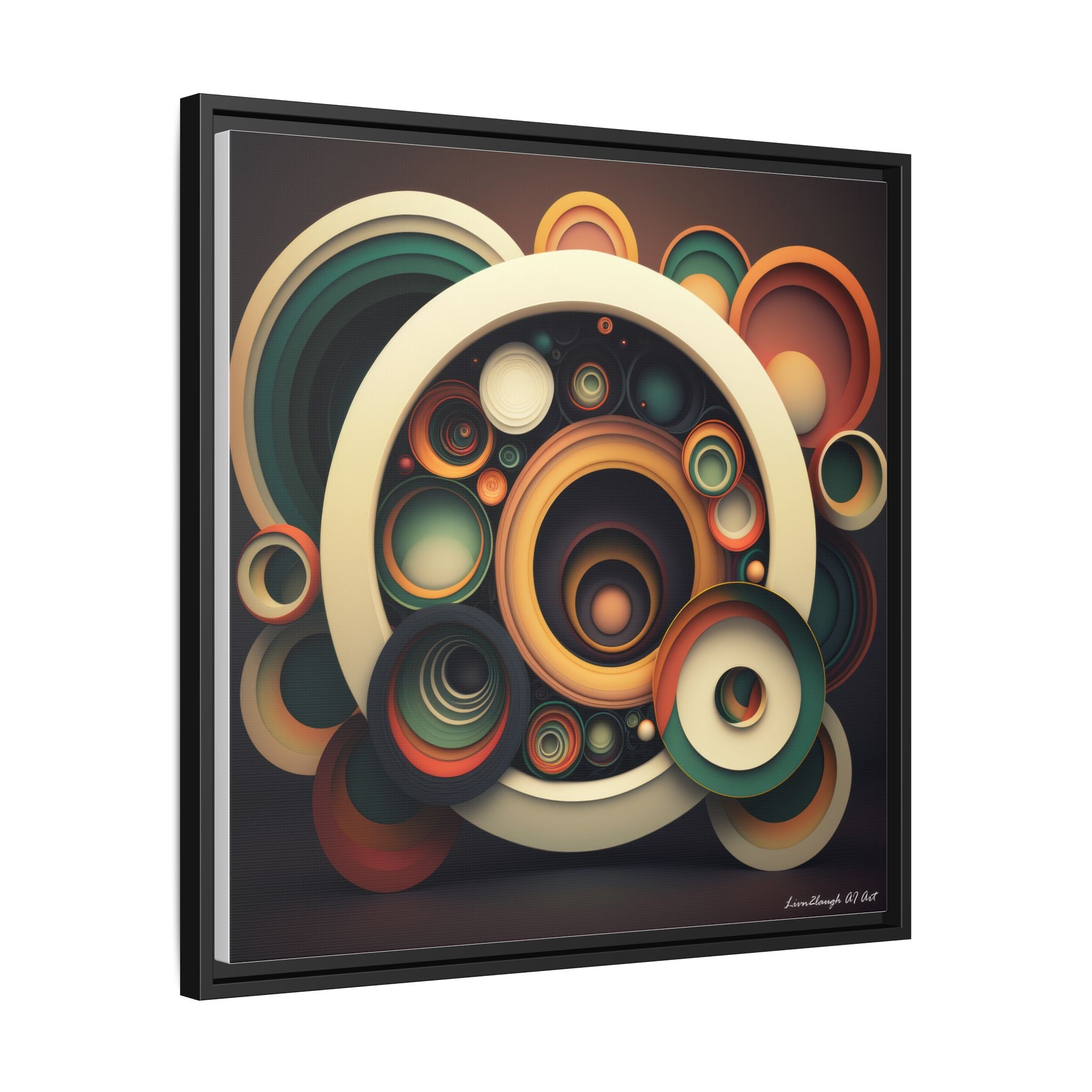 Inner Resonance, Art Print — Colorful Modern Wall Canvas