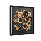 Concentric Harmony, Art Print — Colorful Modern Wall Canvas