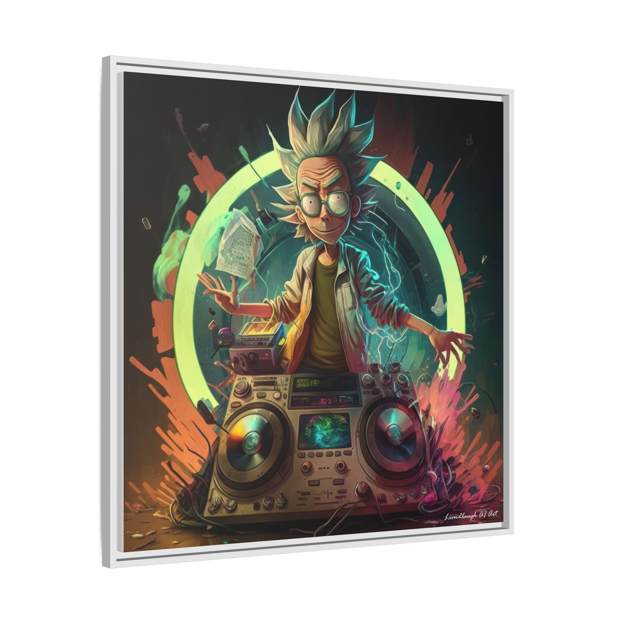 Frequency of Genius, Art Print — Colorful Modern Wall Canvas