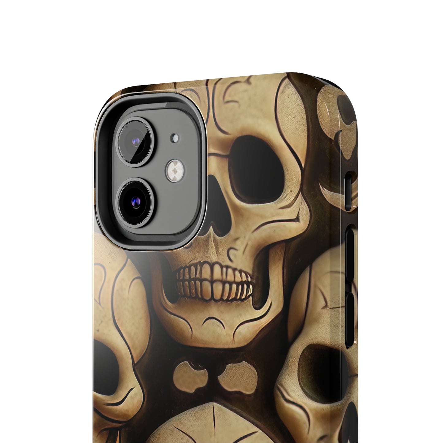 Metallic Chrome Skulls and classic Designed 19 Tough Phone Cases