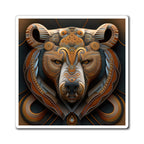 Magnificent Navajo Bear Style Two Magnets