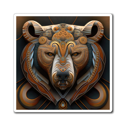 Magnificent Navajo Bear Style Two Magnets