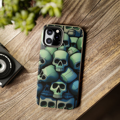 Metallic Chrome Skulls and classic Designed 10 Tough Phone Cases