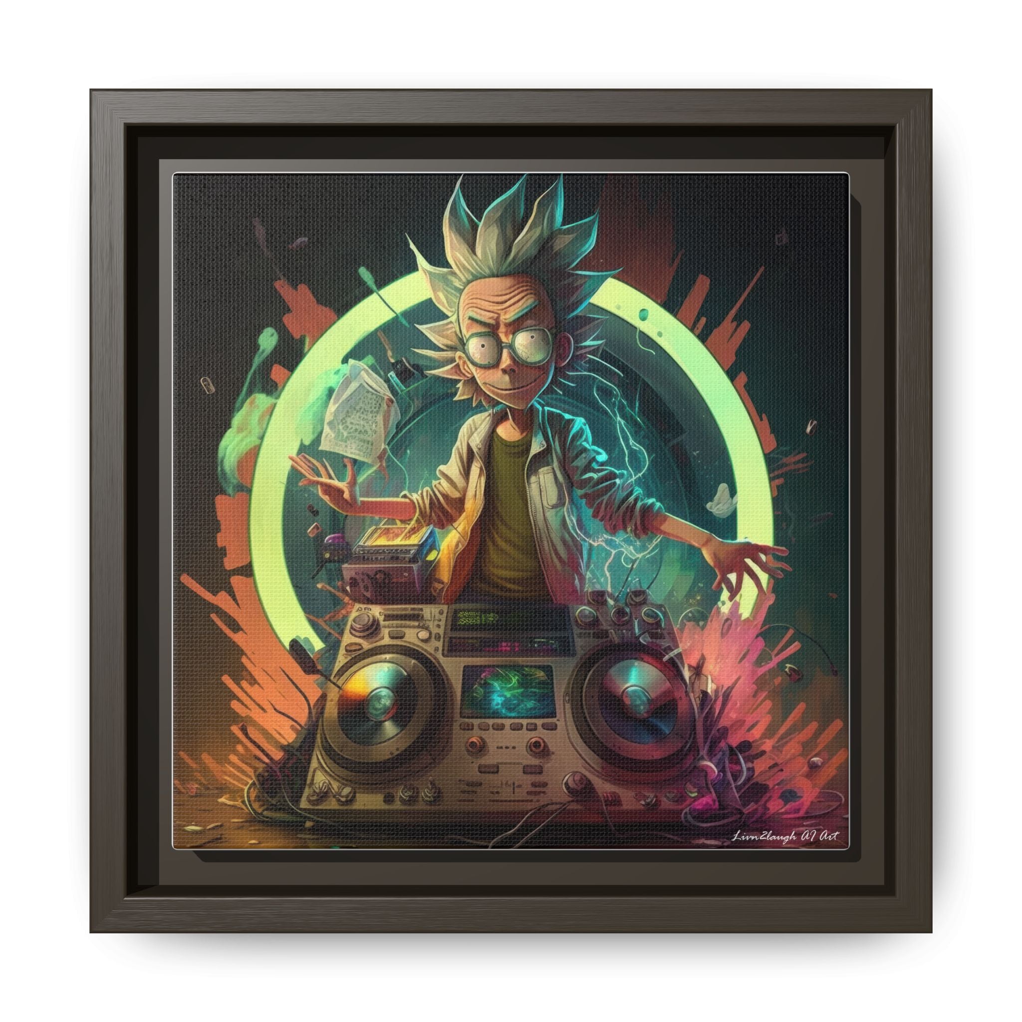 Frequency of Genius, Art Print — Colorful Modern Wall Canvas