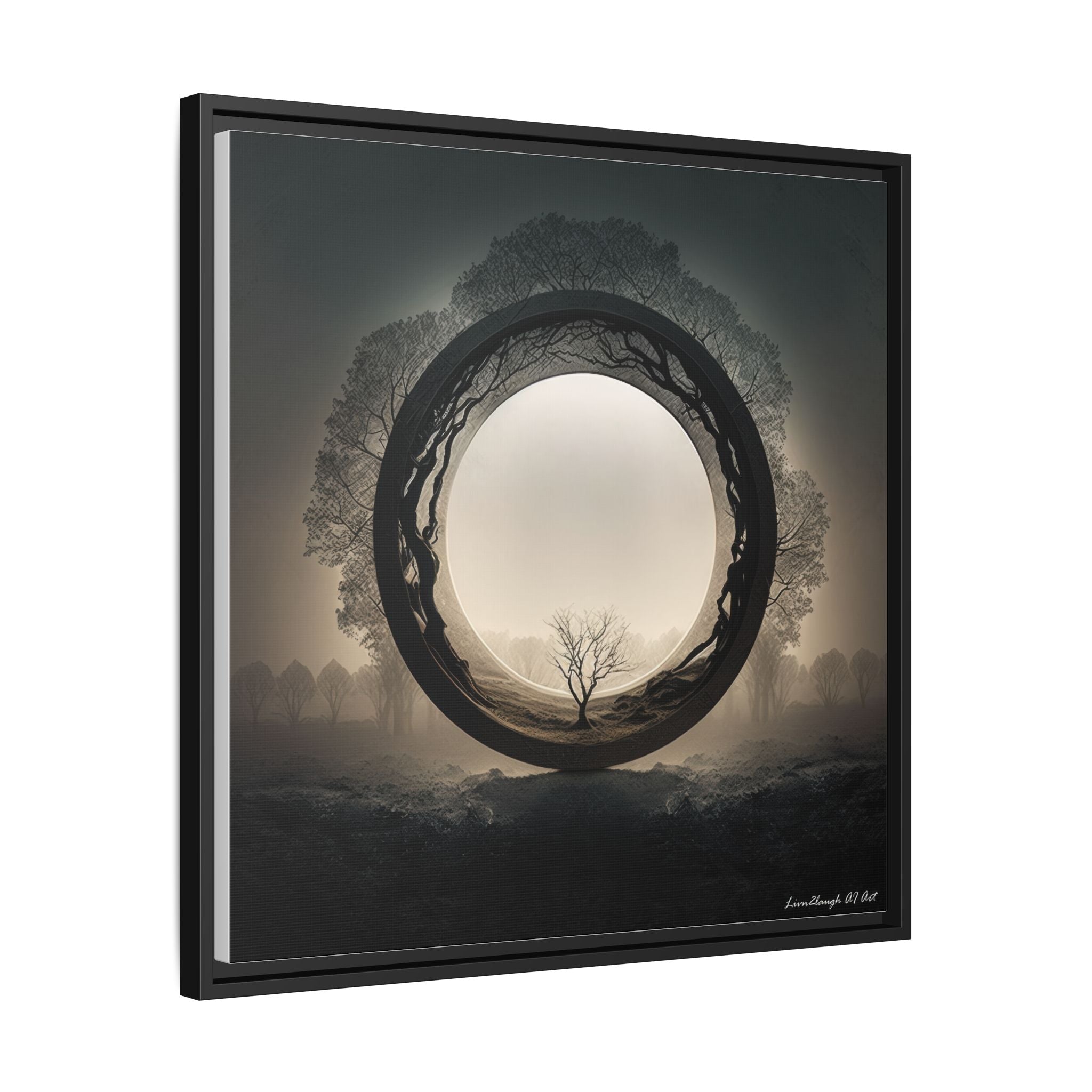 Circle of Stillness, Art Print — Colorful Modern Wall Canvas