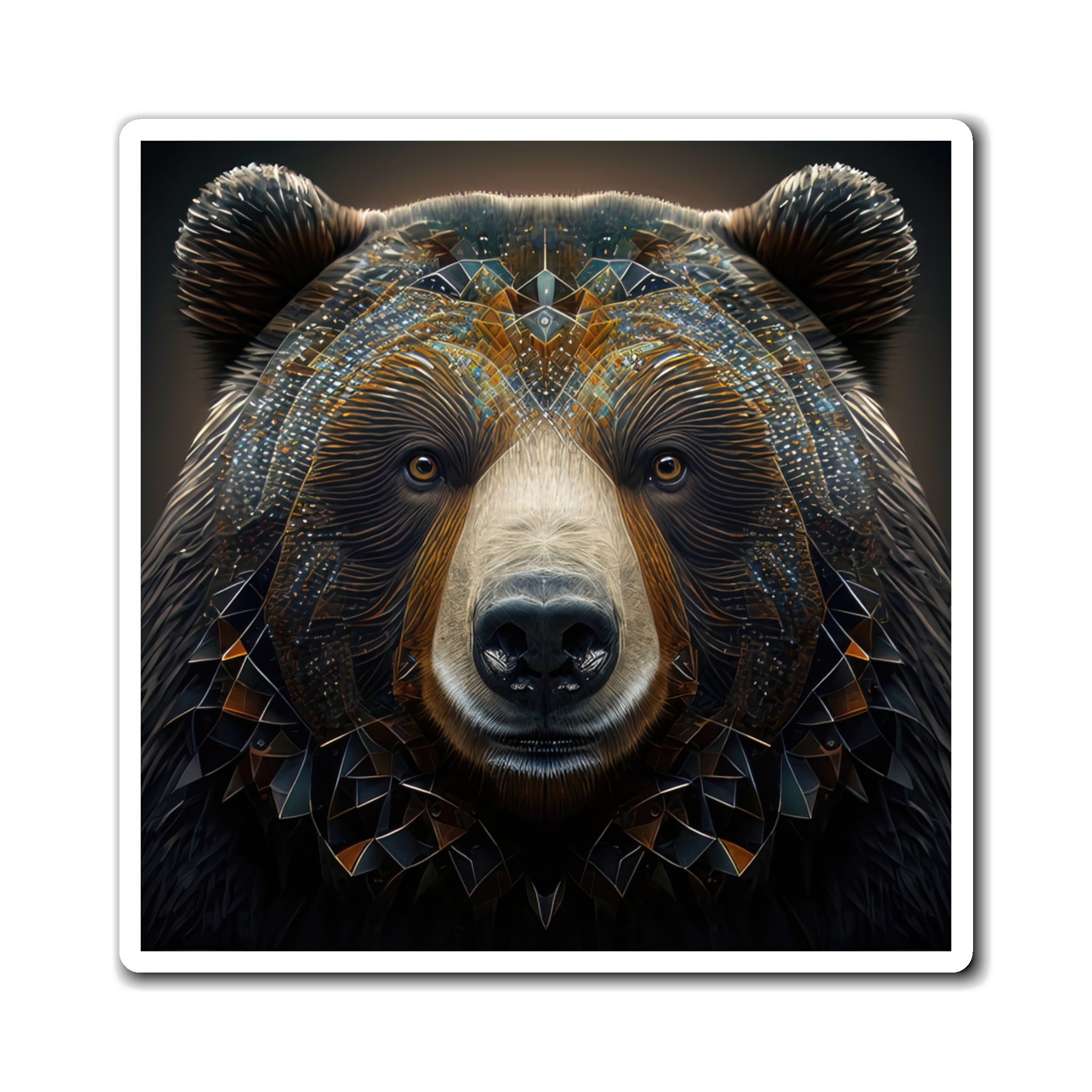 Magnificent Navajo Bear Style Seven Magnets