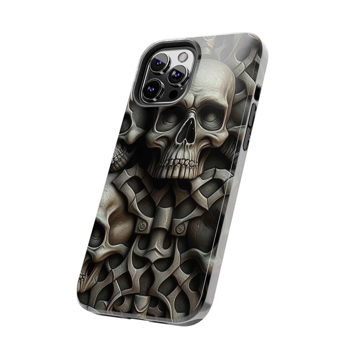 Metallic Chrome Skulls and classic Designed 19 Tough Phone Cases