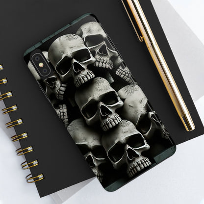 Metallic Chrome Skulls and classic Designed 11 Tough Phone Cases