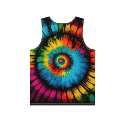 Bold And Beautiful Tie Dye Style Four Men's Tank (AOP)