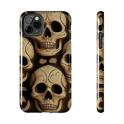 Metallic Chrome Skulls and classic Designed 19 Tough Phone Cases