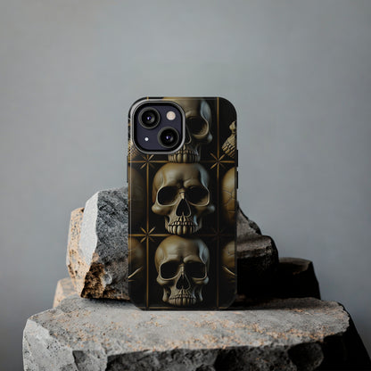 Metallic Chrome Skulls and classic Designed 19 Tough Phone Cases