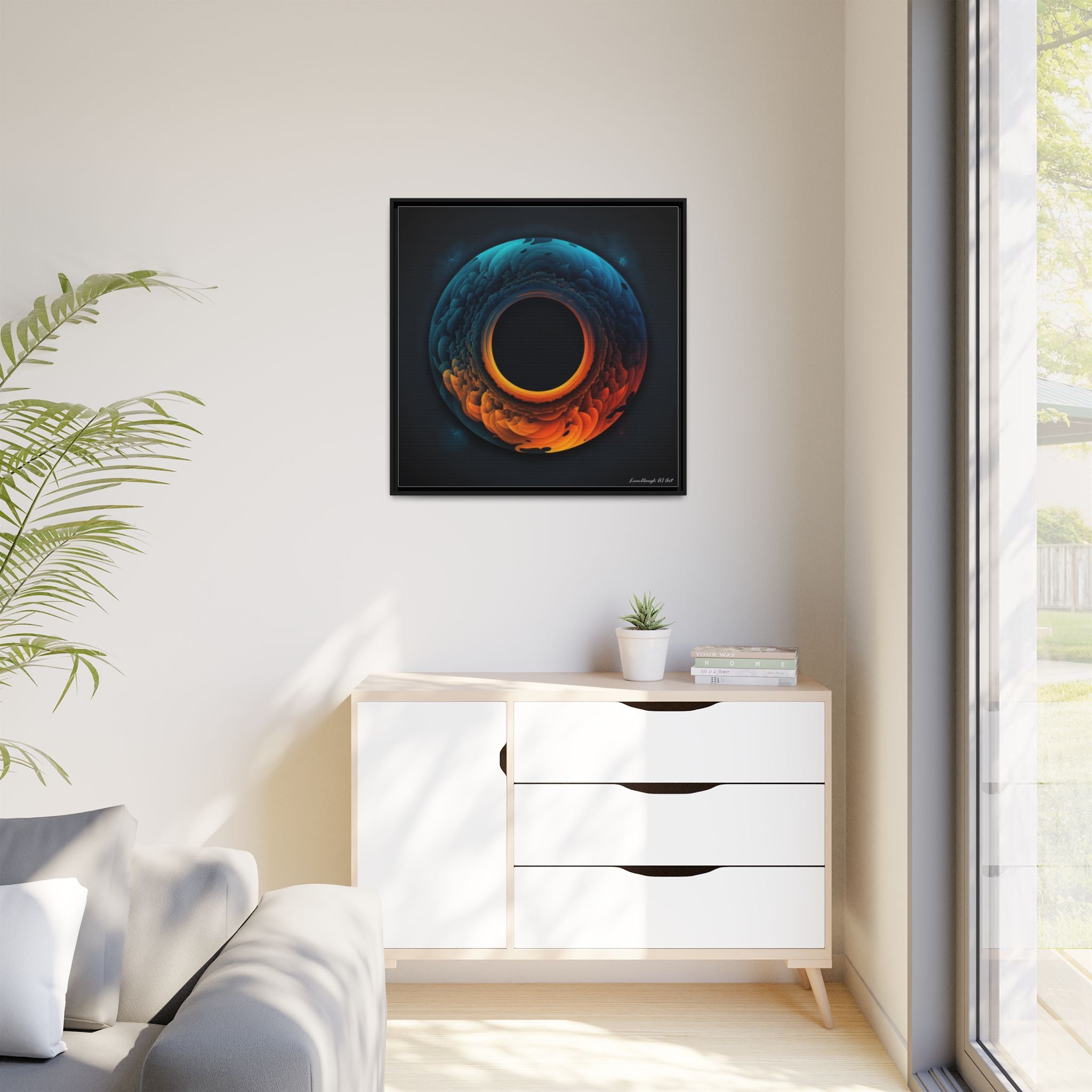 Molten Silence, Art Print — Colorful Modern Wall Canvas