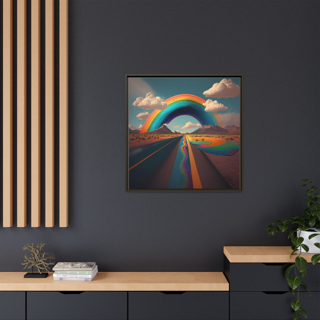 Road to Color, Art Print — Colorful Modern Wall Canvas