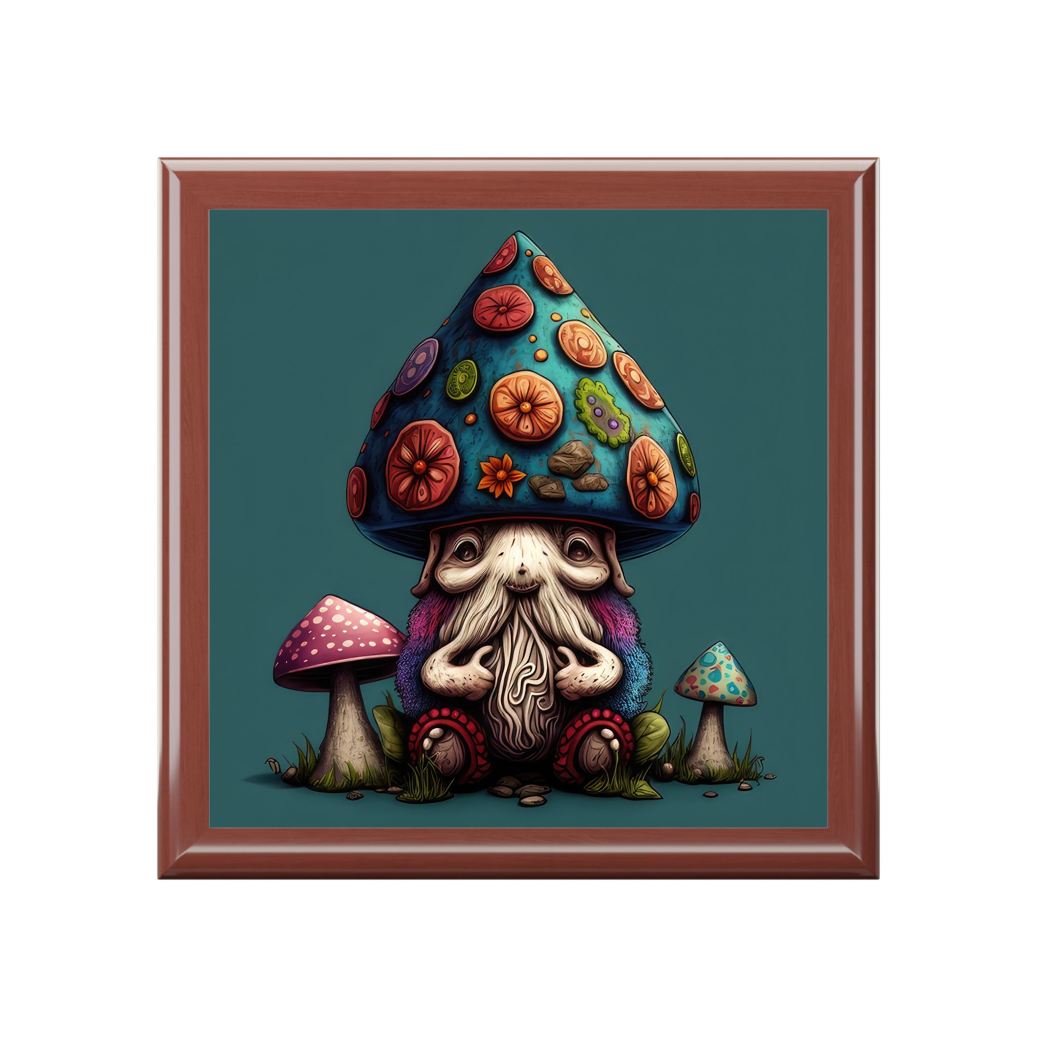 Groovy Gnome With Sleek Detailed Hat Jewelry Box
