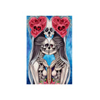 Love Shows No Time Boundaries Skulls, Image By Loewenkind Creations Aluminum Composite Panels