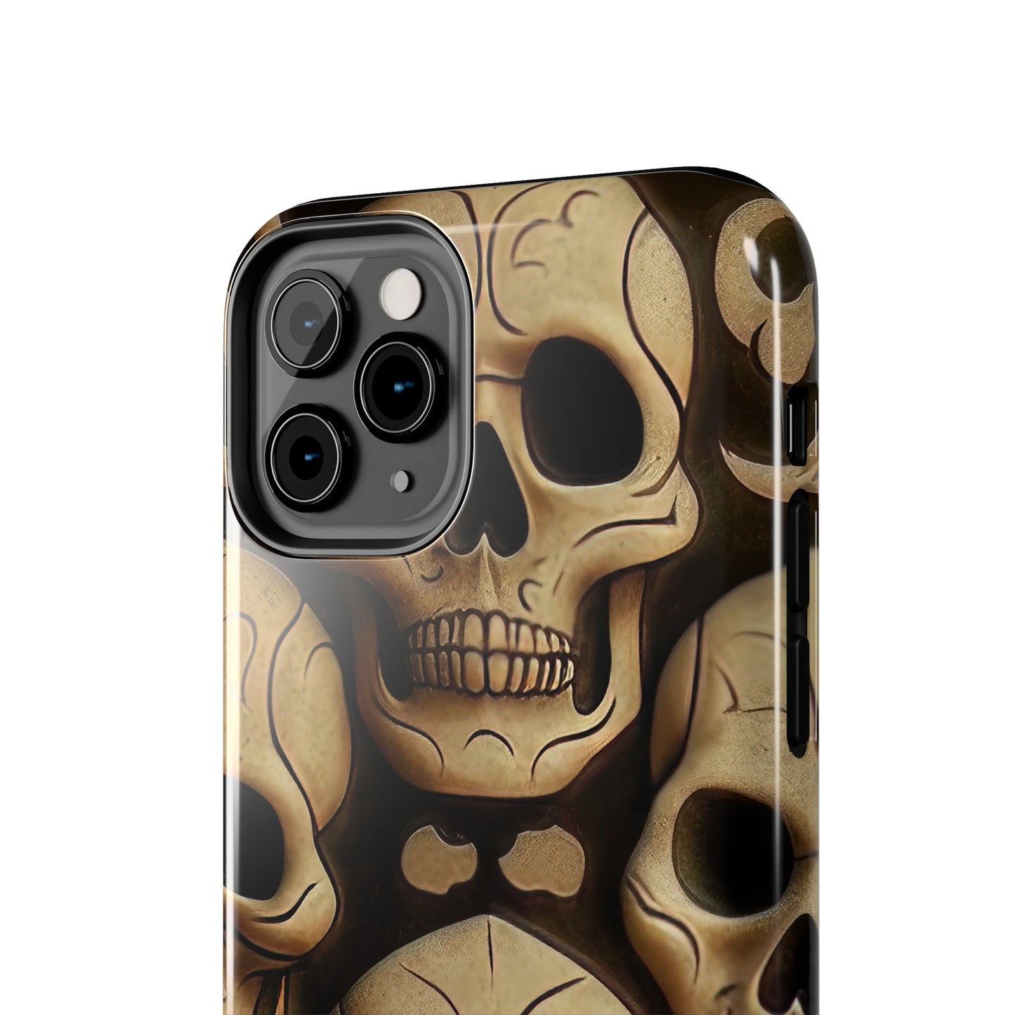 Metallic Chrome Skulls and classic Designed 19 Tough Phone Cases