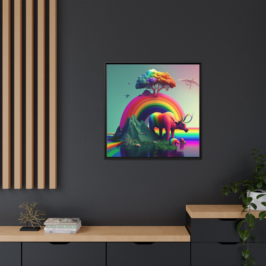 Sanctuary of Color, Art Print — Colorful Modern Wall Canvas
