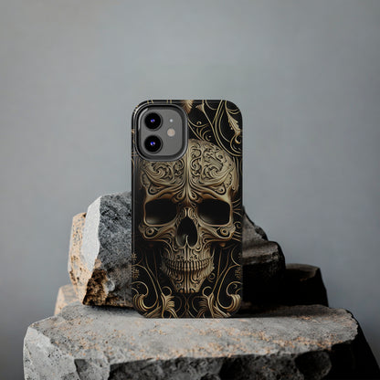 Metallic Chrome Skulls and Classic Designed 8 Tough Phone Cases