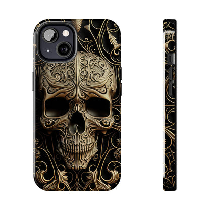 Metallic Chrome Skulls and Classic Designed 8 Tough Phone Cases