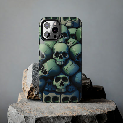 Metallic Chrome Skulls and classic Designed 10 Tough Phone Cases