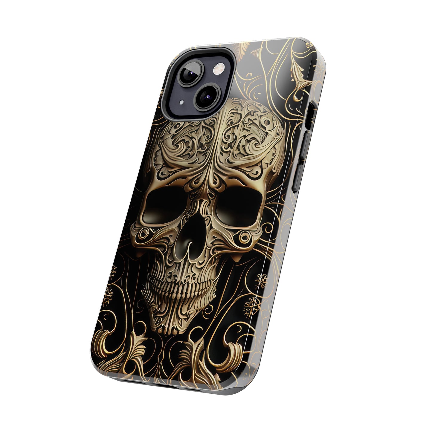 Metallic Chrome Skulls and Classic Designed 8 Tough Phone Cases