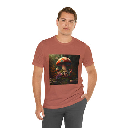 Hippie Mushroom Color Candy Style Design Style 7 Unisex Jersey Short Sleeve Tee