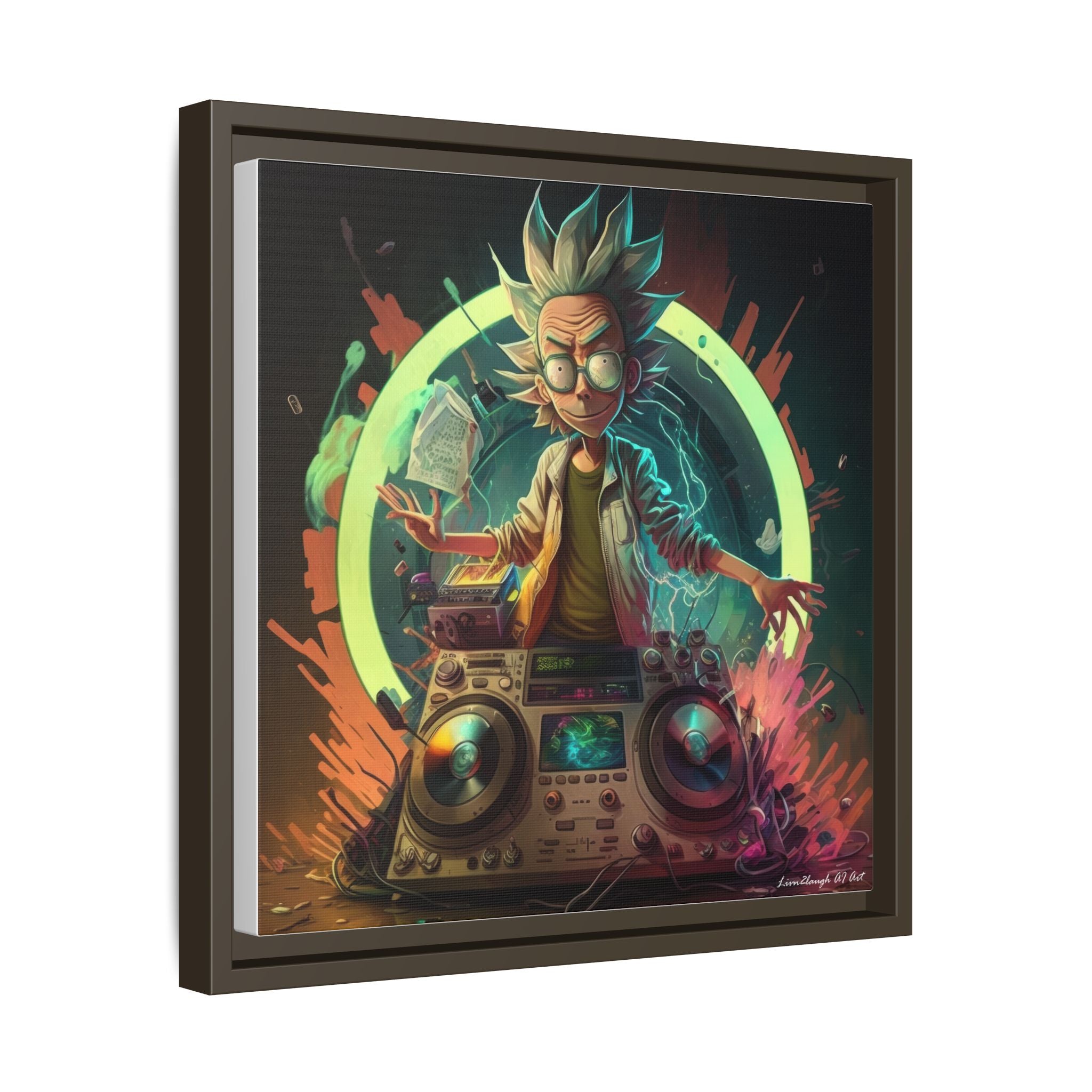 Frequency of Genius, Art Print — Colorful Modern Wall Canvas