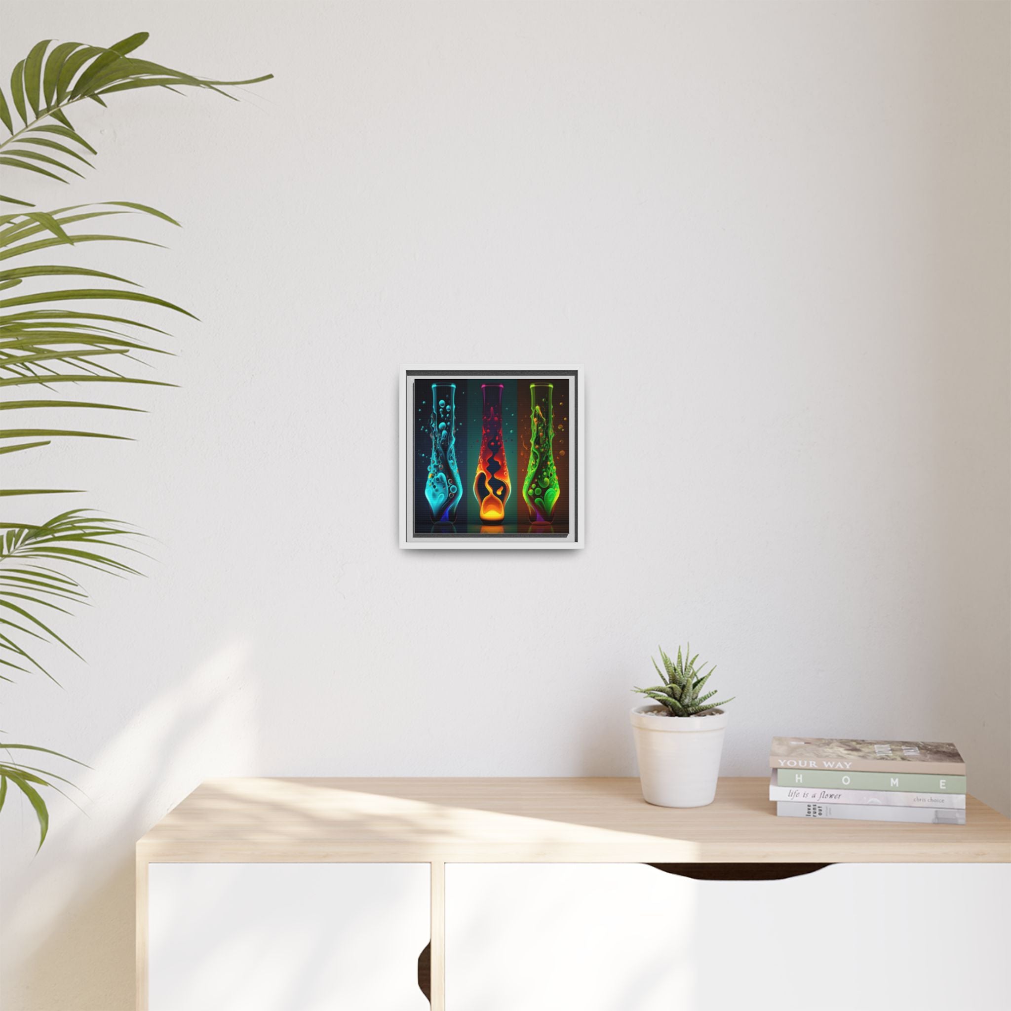 Three States of Flow, Art Print — Colorful Modern Wall Canvas