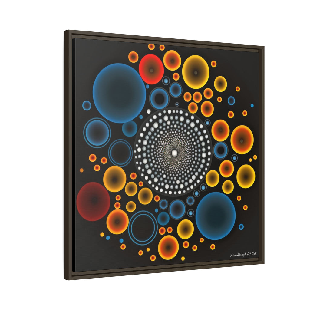 Harmonic Orbits, Matte Canvas, Framed (Multi-color)